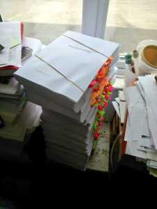 The proofs so far this year. Is it any wonder my eyesight's fading along with my brain?