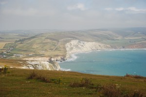 View over Freshwater Cove, Isle of Wight