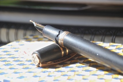 The superb Visconti with barrel formed from Etna's lava