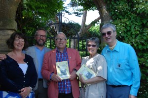 With the AsparaWriting Festival organising committee and the lovely Simon Brett