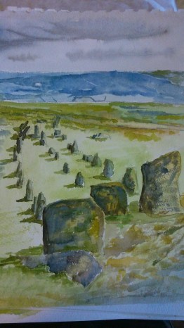 Triple row on Cawsand