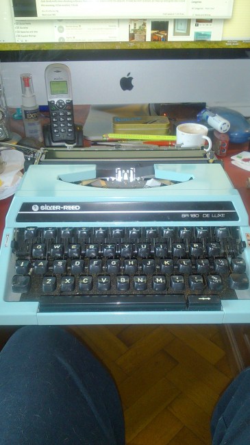 How my desk looked yesterday!