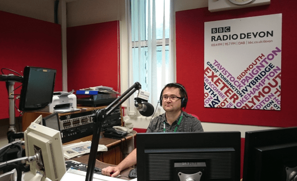 The excellent Michael Chequer in his natural environment!