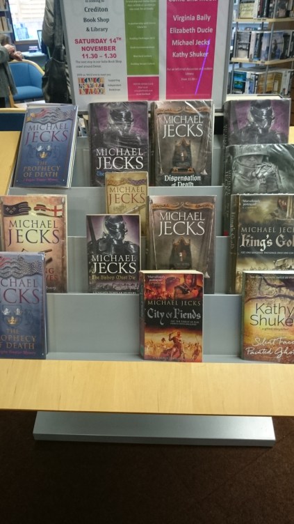 Great display at Crediton Library!